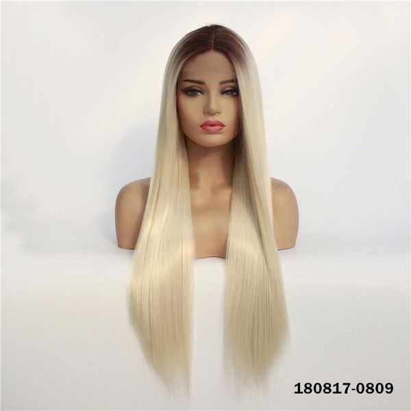 12~26 inches silky straight synthetic lace front wig simulation human hair wigs ombre color perruques de cheveux humains pelucas 180817-0809, Black;brown
12~26 inches silky straight synthetic lace front wig simulation human hair wigs ombre color perruques de cheveux humains pelucas 180817-0809, Black;brown
