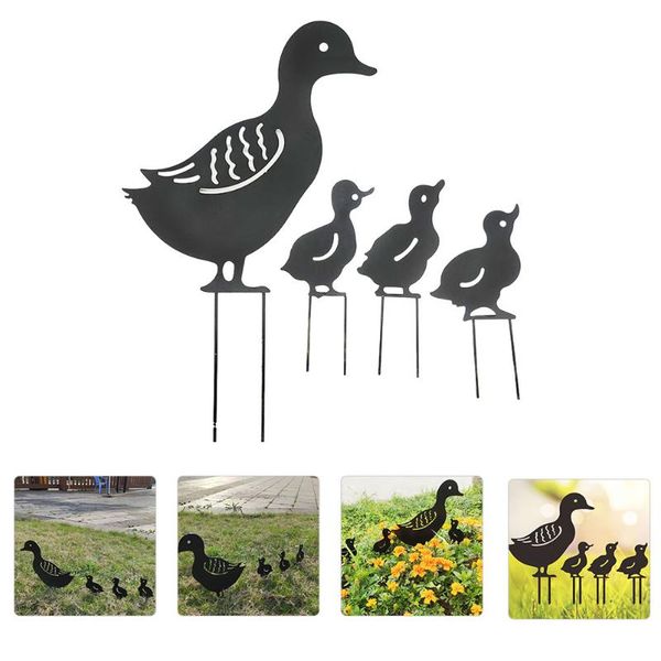 garden decorations 4 pcs hollow duck decor iron stake ornament inserted ornaments
garden decorations 4 pcs hollow duck decor iron stake ornament inserted ornaments