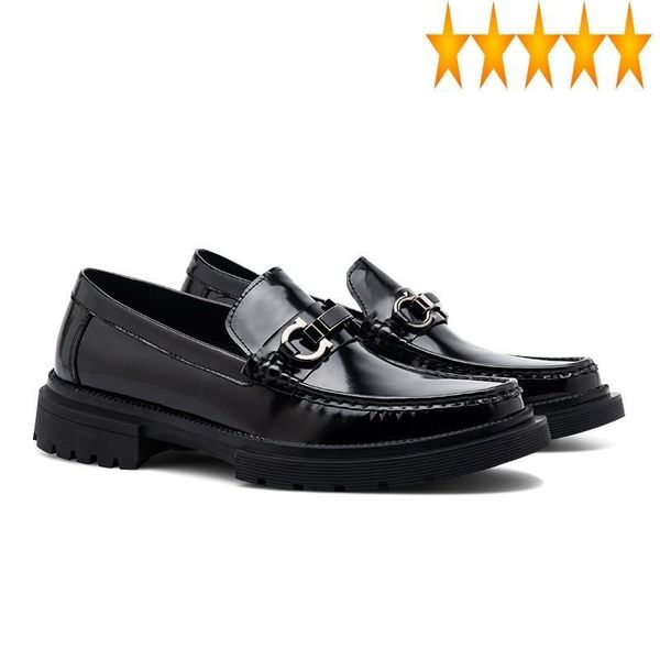 dress shoes leather brand fashion mens genuine formal slip on loafers 2021 platform driving business man office work, Black
dress shoes leather brand fashion mens genuine formal slip on loafers 2021 platform driving business man office work, Black