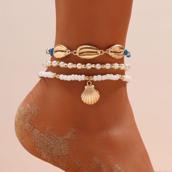 anklets the europe and united states were multilayer women's beaded pearl shell pendant 3 sets wholesale blue m, Red;blue
anklets the europe and united states were multilayer women's beaded pearl shell pendant 3 sets wholesale blue m, Red;blue