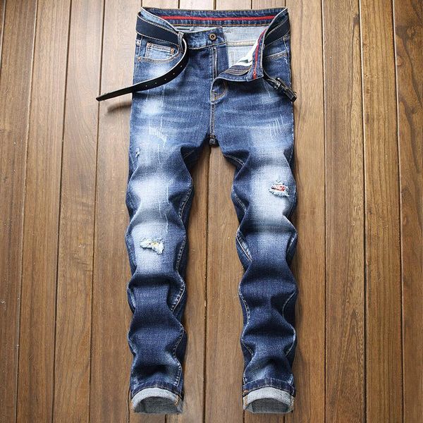 wimilous men jeans affixed cloth patch holes embroidery elastic restoring ancient ways of leisure trousers men's, Blue
wimilous men jeans affixed cloth patch holes embroidery elastic restoring ancient ways of leisure trousers men's, Blue