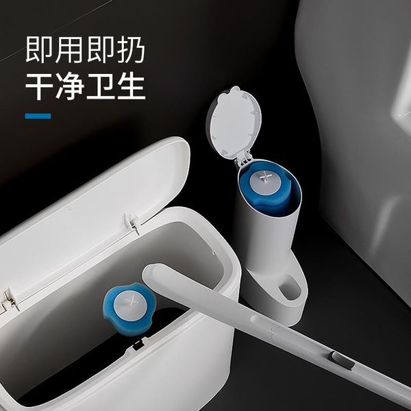 toilet seat covers disposable brush set dissolving replacement head long handle household no dead ends cleaning 
toilet seat covers disposable brush set dissolving replacement head long handle household no dead ends cleaning
