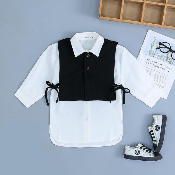 child spring autumn fashion waistcoat shirt 2 pcs clothing set baby girls loose long sleeve blouse vest clothes sets, White
child spring autumn fashion waistcoat shirt 2 pcs clothing set baby girls loose long sleeve blouse vest clothes sets, White