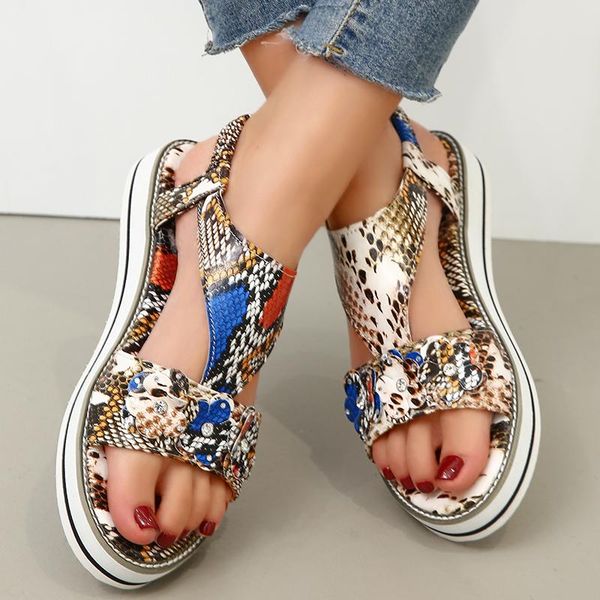 sandals women snakeskin 2021 pattern comfortable wedges beach shoes fashion sandalias casual footwear heels, Black
sandals women snakeskin 2021 pattern comfortable wedges beach shoes fashion sandalias casual footwear heels, Black