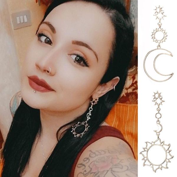 dangle & chandelier bohemia rose gold geometry earrings women sun moon statement big drop earing jewelry oorbellen pendientes mujer b, Silver
dangle & chandelier bohemia rose gold geometry earrings women sun moon statement big drop earing jewelry oorbellen pendientes mujer b, Silver