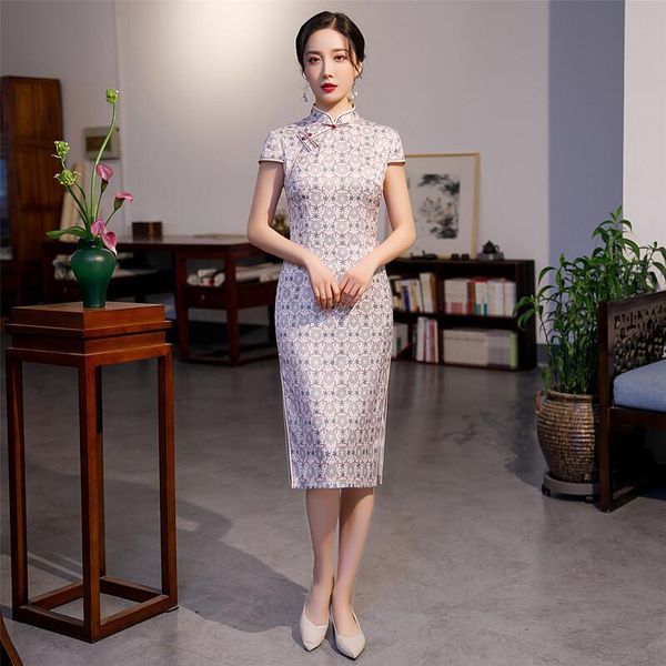 ethnic clothing women traditional red satin print qipao mandarin collar cheongsam summer retro slim high split party evening dress
ethnic clothing women traditional red satin print qipao mandarin collar cheongsam summer retro slim high split party evening dress