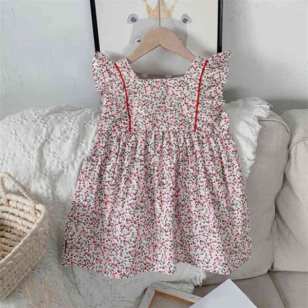 summer flying sleeve floral dress clothing for girls kids clothes 210528, Red;yellow
summer flying sleeve floral dress clothing for girls kids clothes 210528, Red;yellow