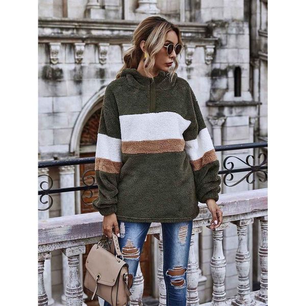 women hoodie one-color stitching long sleeve women's coat streetwear sweatshirt winter clothes sudadera mujer hoodies & sweatshirts, Black
women hoodie one-color stitching long sleeve women's coat streetwear sweatshirt winter clothes sudadera mujer hoodies & sweatshirts, Black