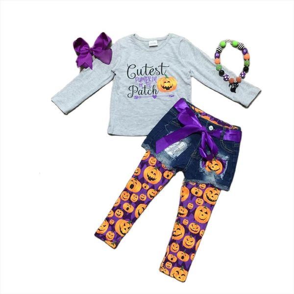 halloween baby girls short jeans pumpkin in the patch legging boutique outfits set match accessories kids clothing, White
halloween baby girls short jeans pumpkin in the patch legging boutique outfits set match accessories kids clothing, White