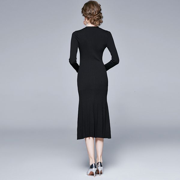 casual dresses new elegant v-neck single-breasted women black sweater long sleeve belted knitting temperament female r944, Black;gray
casual dresses new elegant v-neck single-breasted women black sweater long sleeve belted knitting temperament female r944, Black;gray