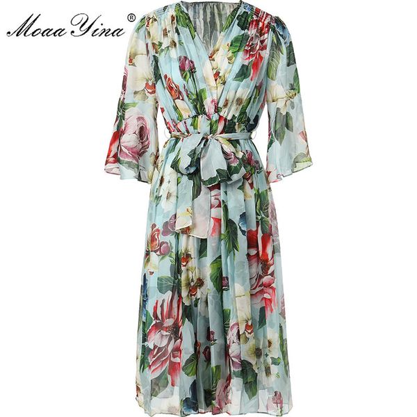 fashion designer dress summer women's lace up dress v-neck floral-print vacation dresses 210524, Black;gray
fashion designer dress summer women's lace up dress v-neck floral-print vacation dresses 210524, Black;gray