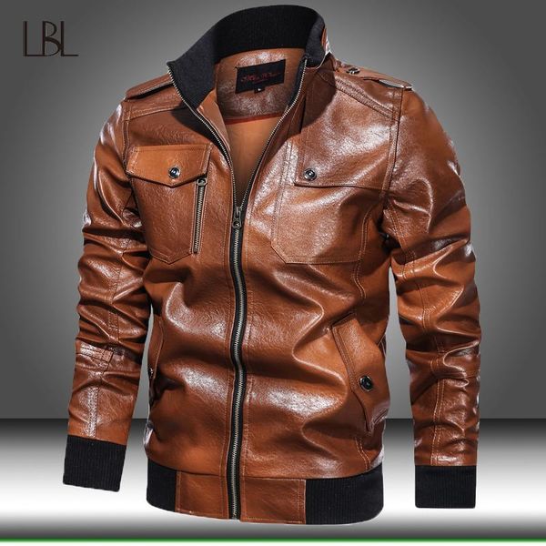 men's fur & faux leather jackets men motorcycle stand collar mulit pockets pu jacket male fashion overcoats autumn winter coat, Black
men's fur & faux leather jackets men motorcycle stand collar mulit pockets pu jacket male fashion overcoats autumn winter coat, Black