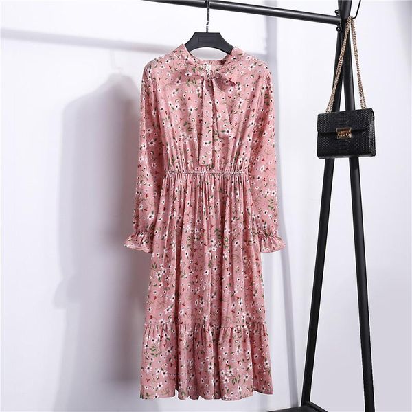 elegant dress flower print long sleeve bow high waist shirt 2021 women casual spring vintage summer midi vestidos dresses, Black;gray
elegant dress flower print long sleeve bow high waist shirt 2021 women casual spring vintage summer midi vestidos dresses, Black;gray