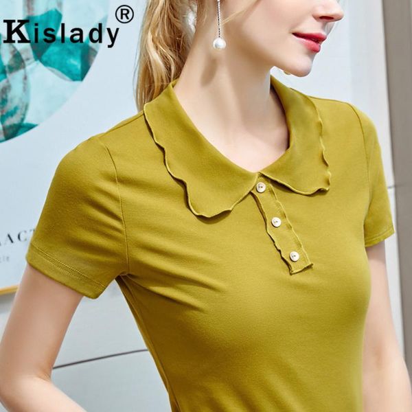 women's t-shirt kislady fashion 2021 turn-down collar temperament slim solid ol shirt button formal elegant korean clothes, White
women's t-shirt kislady fashion 2021 turn-down collar temperament slim solid ol shirt button formal elegant korean clothes, White
