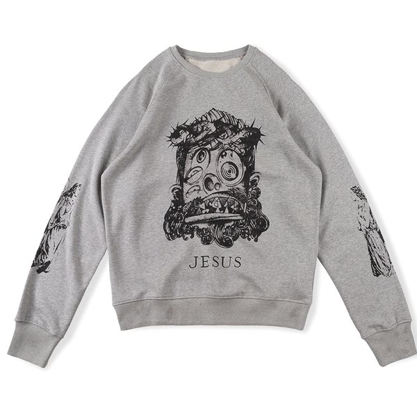 hoodie grey men women foaming printed heavy fabric hooded sweatshirts pullovers, Black
hoodie grey men women foaming printed heavy fabric hooded sweatshirts pullovers, Black