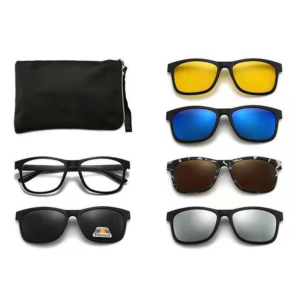outdoor eyewear 2022 men sunglasses 5 in 1 clip on mirror women polarized five-piece magnetic night vision
outdoor eyewear 2022 men sunglasses 5 in 1 clip on mirror women polarized five-piece magnetic night vision