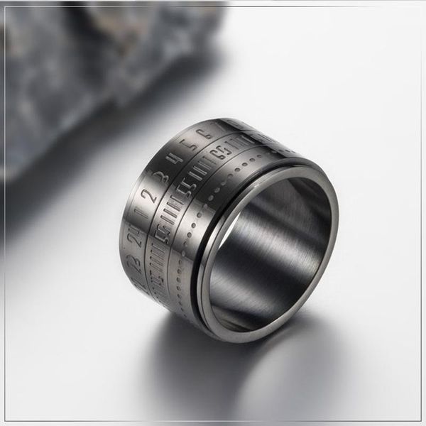 cluster rings men's gift ring multi layer spinner rotating arabic calendar time titanium steel finger hobby & collection, Golden;silver
cluster rings men's gift ring multi layer spinner rotating arabic calendar time titanium steel finger hobby & collection, Golden;silver