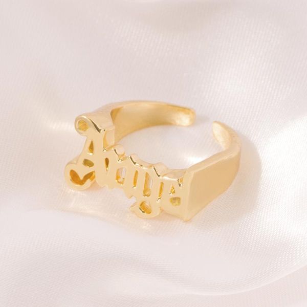 cluster rings old english font angel ring for women alloy gold color female fashion jewelry 2021 factory direct sales, Golden;silver
cluster rings old english font angel ring for women alloy gold color female fashion jewelry 2021 factory direct sales, Golden;silver