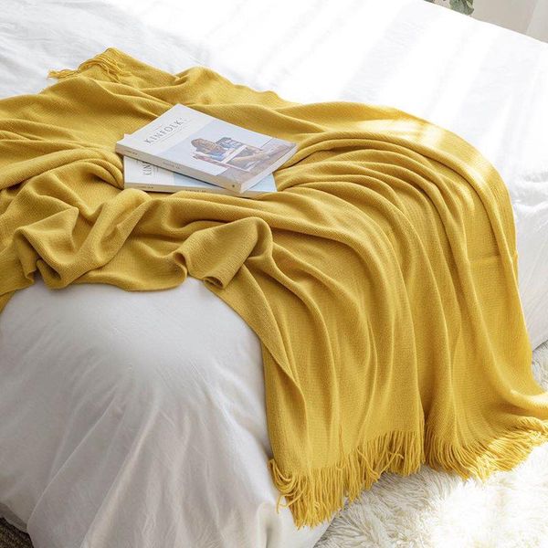 blankets nordic tassel knitted blanket office nap sofa super comfortable air conditioning
blankets nordic tassel knitted blanket office nap sofa super comfortable air conditioning