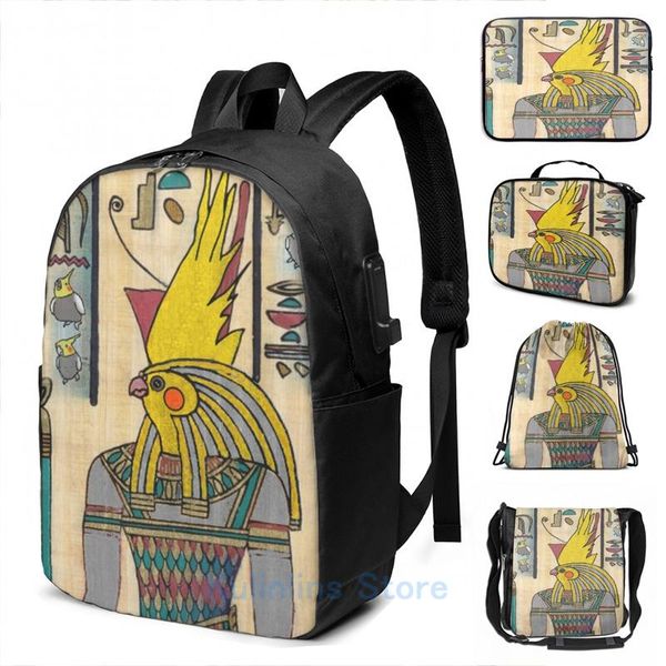 backpack funny graphic print horus cockatiel usb charge men school bags women bag travel laptop
backpack funny graphic print horus cockatiel usb charge men school bags women bag travel laptop