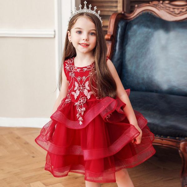 girl's dresses elegant princess dress party pageant formal gown for teen children 0-8y clothes, Red;yellow
girl's dresses elegant princess dress party pageant formal gown for teen children 0-8y clothes, Red;yellow