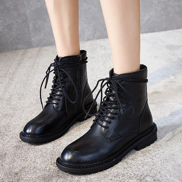 boots riding female british trend 2021 high-locomotive thin leather lace-up, Black
boots riding female british trend 2021 high-locomotive thin leather lace-up, Black