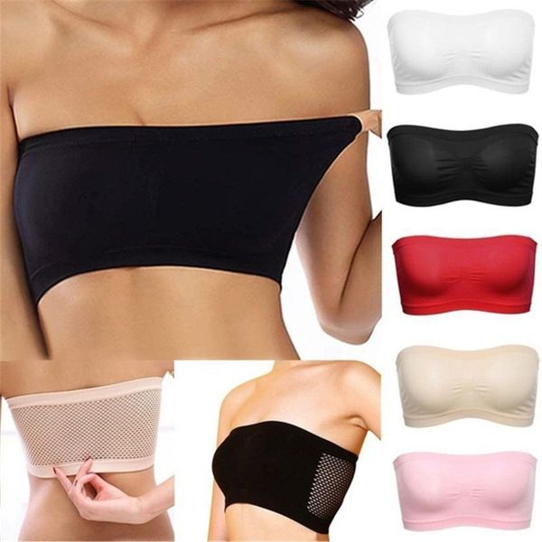 bustiers & corsets women seamless tube strapless invisible sports bra high elastic wrapped chest wraps women's fashion, Black;white
bustiers & corsets women seamless tube strapless invisible sports bra high elastic wrapped chest wraps women's fashion, Black;white