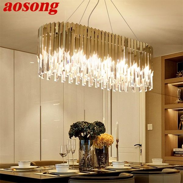 chandeliers aosong modern led crystal chandelier lighting gold luxury decorative fixtures for living room dining villa duplex
chandeliers aosong modern led crystal chandelier lighting gold luxury decorative fixtures for living room dining villa duplex