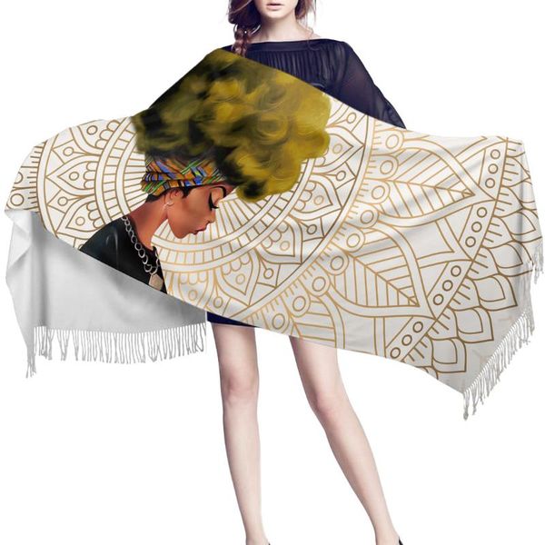scarves soft cashmere scarf african woman female mandala yellow hair winter oversized fringe shawls wrap for men women, Blue;gray
scarves soft cashmere scarf african woman female mandala yellow hair winter oversized fringe shawls wrap for men women, Blue;gray