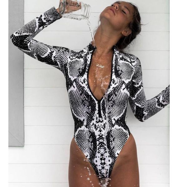 one-piece suits print zipper one piece swimsuit long sleeve swimwear sports women swimming bathing suit beach bather surfing swim wear
one-piece suits print zipper one piece swimsuit long sleeve swimwear sports women swimming bathing suit beach bather surfing swim wear
