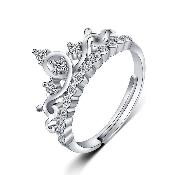 cluster rings the crown goddess couple marriage proposal ring micro inlaid ladies diamond zircon open female, Golden;silver
cluster rings the crown goddess couple marriage proposal ring micro inlaid ladies diamond zircon open female, Golden;silver
