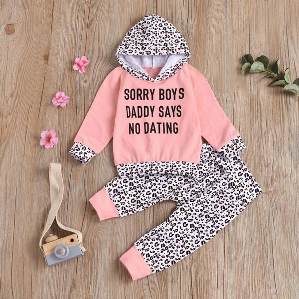 baby & children's 0-24m born girls boys 2-piece set letter print long sleeve hoodie leopard trousers clothing sets, White
baby & children's 0-24m born girls boys 2-piece set letter print long sleeve hoodie leopard trousers clothing sets, White
