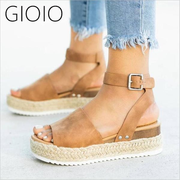 sandals women's 2021summer wedges shoes for women high heels femme platform pu sandalias plus size 35-43, Black
sandals women's 2021summer wedges shoes for women high heels femme platform pu sandalias plus size 35-43, Black