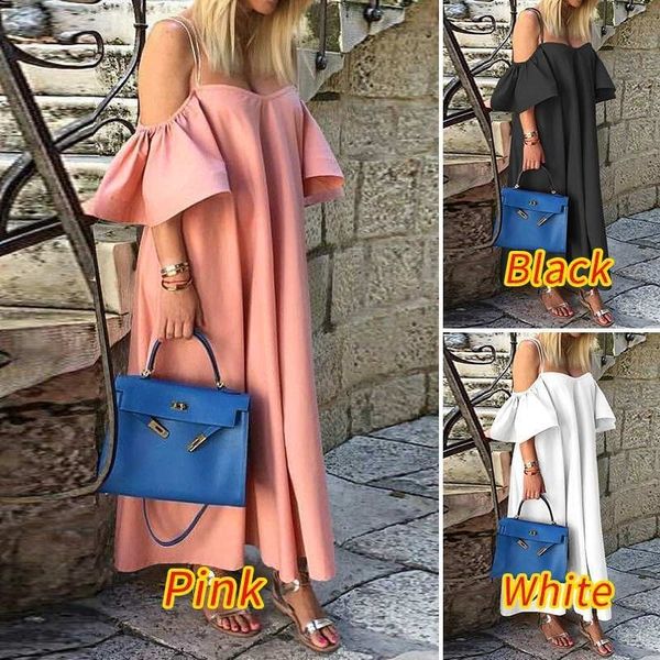2020 women's summer one neck dress bohemian suspender skirt ruffle beach skirt large size 5xl, Black;red
2020 women's summer one neck dress bohemian suspender skirt ruffle beach skirt large size 5xl, Black;red