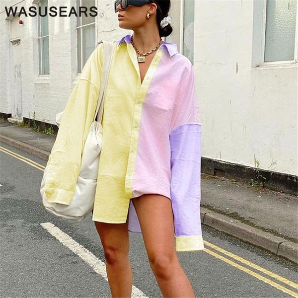 casual for women blouse autumn winter streetwear long sleeve korean shirt loose patchwork with pocket 2021 women's blouses & shirts, White
casual for women blouse autumn winter streetwear long sleeve korean shirt loose patchwork with pocket 2021 women's blouses & shirts, White