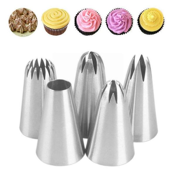 baking & pastry tools 5pcs/lot rose icing piping nozzles steel flower cake sizes mouth 2 decorating cream silver n8q7
baking & pastry tools 5pcs/lot rose icing piping nozzles steel flower cake sizes mouth 2 decorating cream silver n8q7
