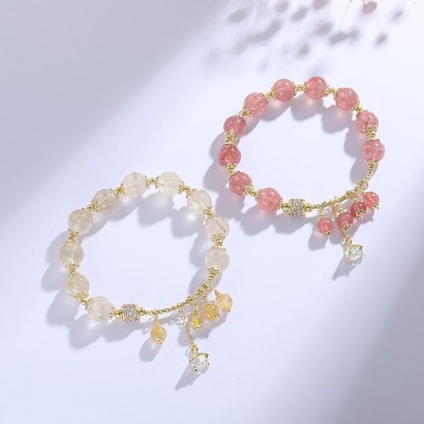 link, chain strawberry crystal bracelet women luck in love change lucky golden blonde give gifts jewelry for, Black
link, chain strawberry crystal bracelet women luck in love change lucky golden blonde give gifts jewelry for, Black