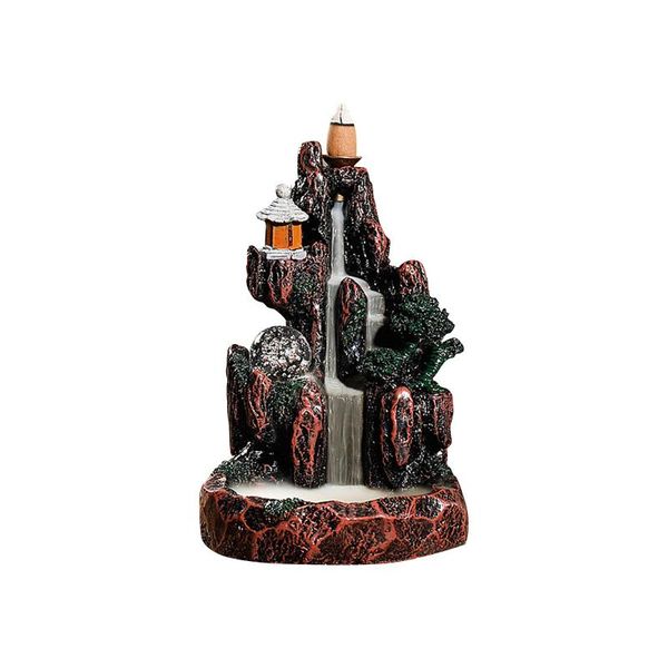 fragrance lamps resin mountain shape smoke waterfall backflow incense burner censer holder decor furnace aromatic home office c
fragrance lamps resin mountain shape smoke waterfall backflow incense burner censer holder decor furnace aromatic home office c