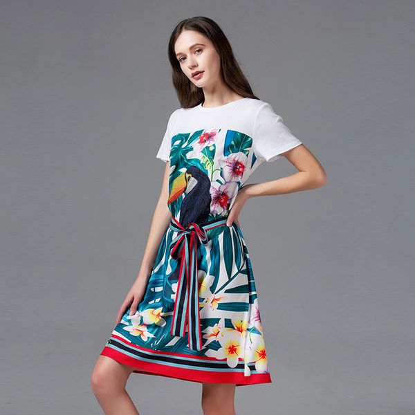 dress women's dresses will see european fashion clothes puncture floral bird print shreds of short sleeve track to line dressed f1ik, Black;gray
dress women's dresses will see european fashion clothes puncture floral bird print shreds of short sleeve track to line dressed f1ik, Black;gray