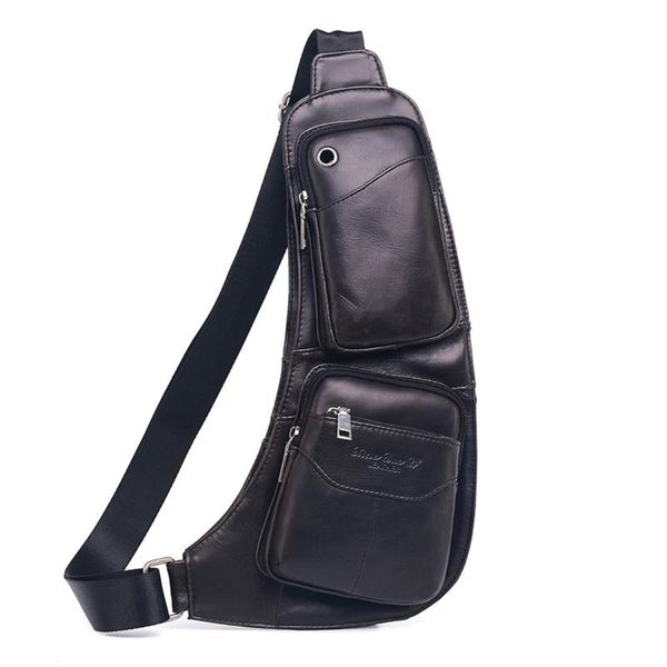 backpack genuine leather men sling shoulder bag travel rucksack fashion knapsack casual cowhide male chest daypack
backpack genuine leather men sling shoulder bag travel rucksack fashion knapsack casual cowhide male chest daypack
