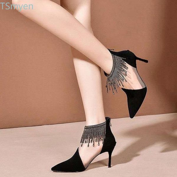 dress shoes women's luxury tassel metal chain shoe on heels for female gothic stiletto black high wedding bride lady pumps
dress shoes women's luxury tassel metal chain shoe on heels for female gothic stiletto black high wedding bride lady pumps