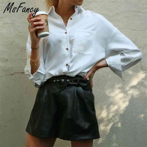 msfancy white oversized shirt women long sleeve blouse ladies pocket plus size blusas mujer kt8868 210323
msfancy white oversized shirt women long sleeve blouse ladies pocket plus size blusas mujer kt8868 210323