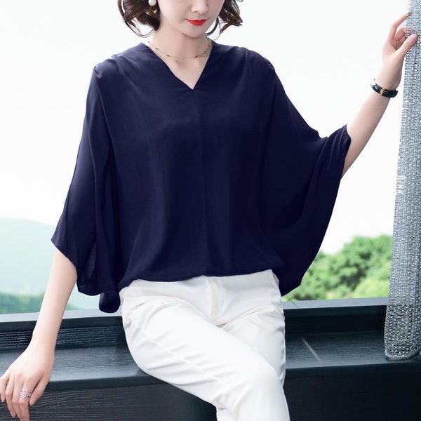 women's blouses & shirts coigarsam 4xl plus size fashion loose blouse women summer v-neck blusas womens and deep blue 6111, White
women's blouses & shirts coigarsam 4xl plus size fashion loose blouse women summer v-neck blusas womens and deep blue 6111, White