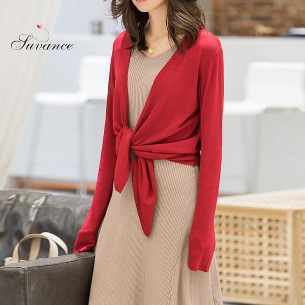 women's sweaters suvance fashion 2021 spring long sleeve knitted 4 solid color -l women short cardigans jl-xy259, White;black
women's sweaters suvance fashion 2021 spring long sleeve knitted 4 solid color -l women short cardigans jl-xy259, White;black