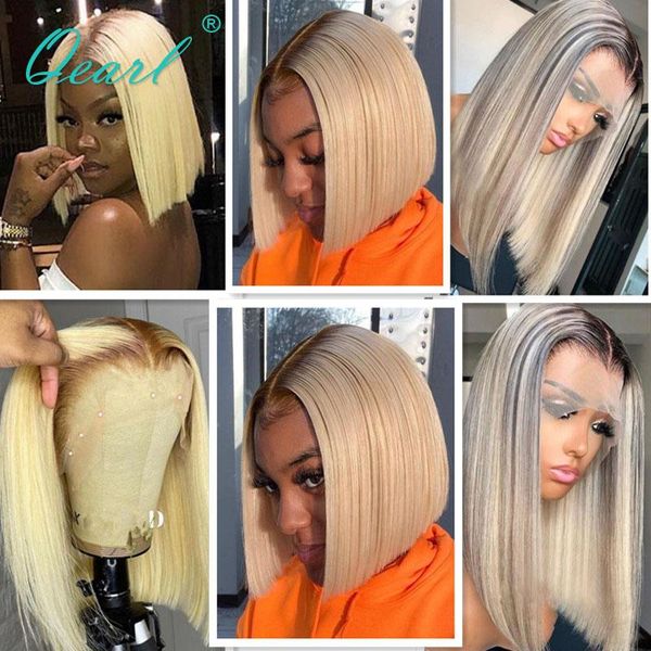 short bob human hair lace part wig straight virgin ombre 613# 60# light grey blonde wigs 13x1 glueless 150% qearl, Black;brown
short bob human hair lace part wig straight virgin ombre 613# 60# light grey blonde wigs 13x1 glueless 150% qearl, Black;brown