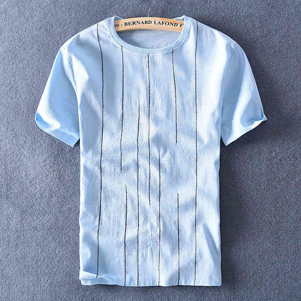men's t-shirts style italy brand shirt linen and cotton blue t-shirt for men fashion o-neck tshirt mens casual stripe t shirts male fac, White;black
men's t-shirts style italy brand shirt linen and cotton blue t-shirt for men fashion o-neck tshirt mens casual stripe t shirts male fac, White;black