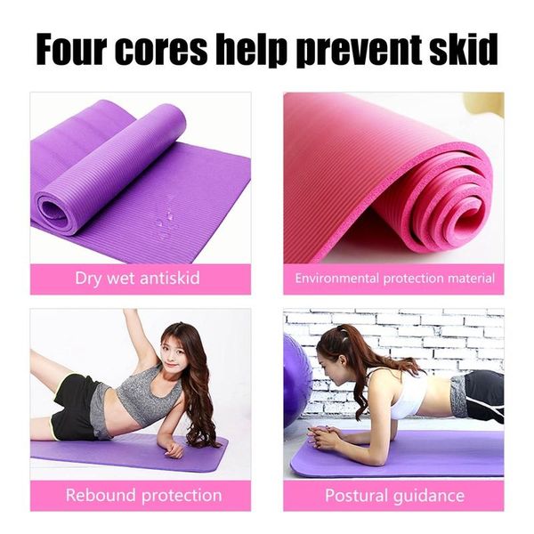 thicken and widen yoga mat multifunctional sports fitness non-slip 183*61*1cm+ strap 7 colors mats
thicken and widen yoga mat multifunctional sports fitness non-slip 183*61*1cm+ strap 7 colors mats