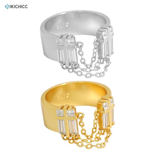 cluster rings kikichicc 925 sterling silver 2021 large zircon chain resizable women fashion luxury crystal cz party round jewels, Golden;silver
cluster rings kikichicc 925 sterling silver 2021 large zircon chain resizable women fashion luxury crystal cz party round jewels, Golden;silver