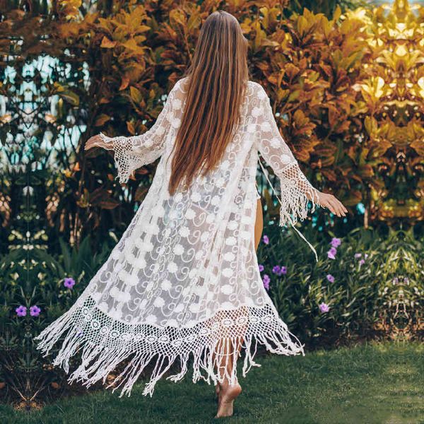 casual dresses see through hollow out fringed flare sleeve white lace long kimono cardigan blouses plus size women beachwear shirts cover-u, Black;gray
casual dresses see through hollow out fringed flare sleeve white lace long kimono cardigan blouses plus size women beachwear shirts cover-u, Black;gray
