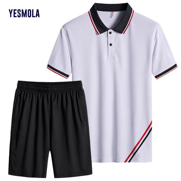 men's tracksuits yesmola summer set tracksuit short sleeve two piece casual t-shirts +shorts sportswear sleeves track suit, Gray
men's tracksuits yesmola summer set tracksuit short sleeve two piece casual t-shirts +shorts sportswear sleeves track suit, Gray